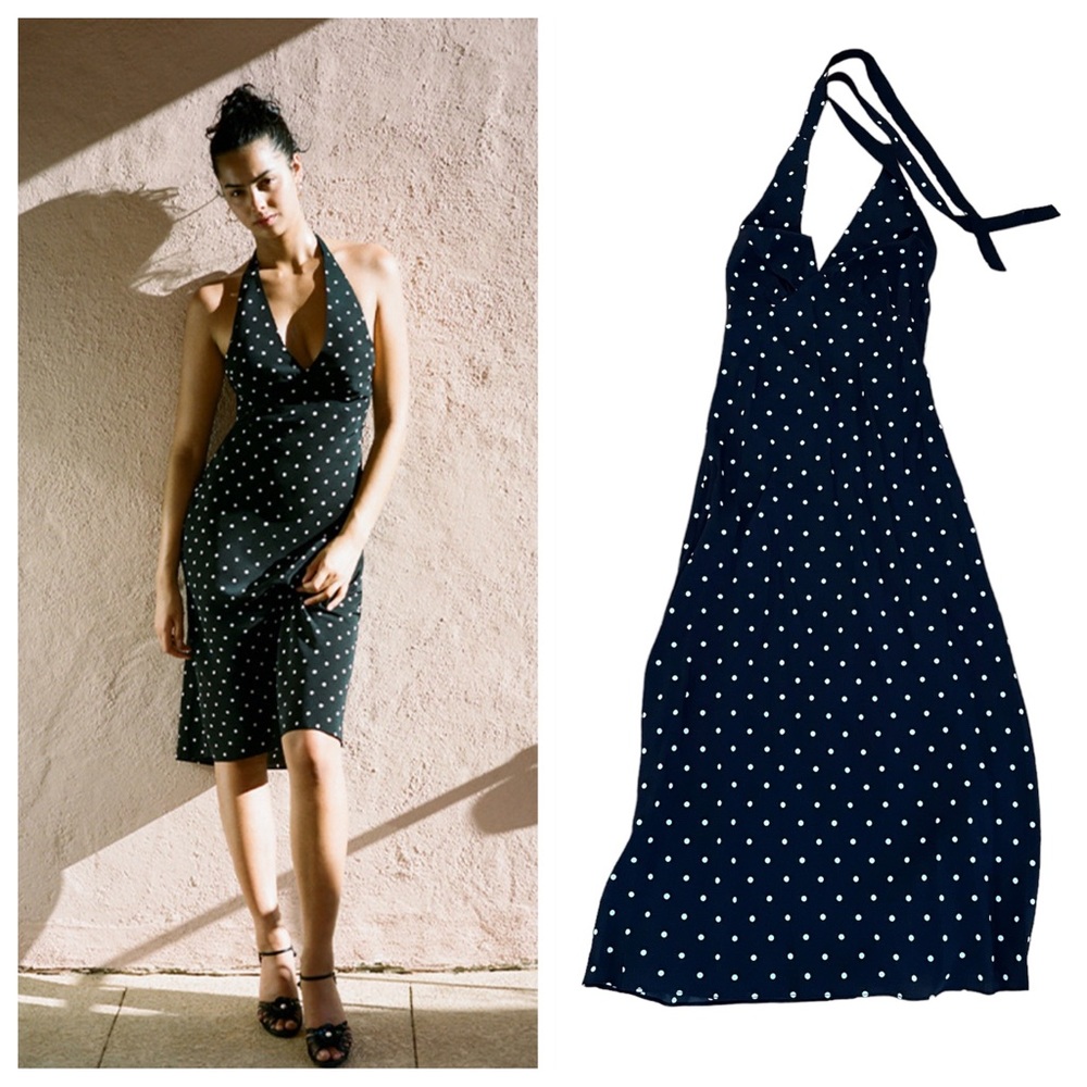 Realisation Par Sadie Dress in Polka Dot Print
